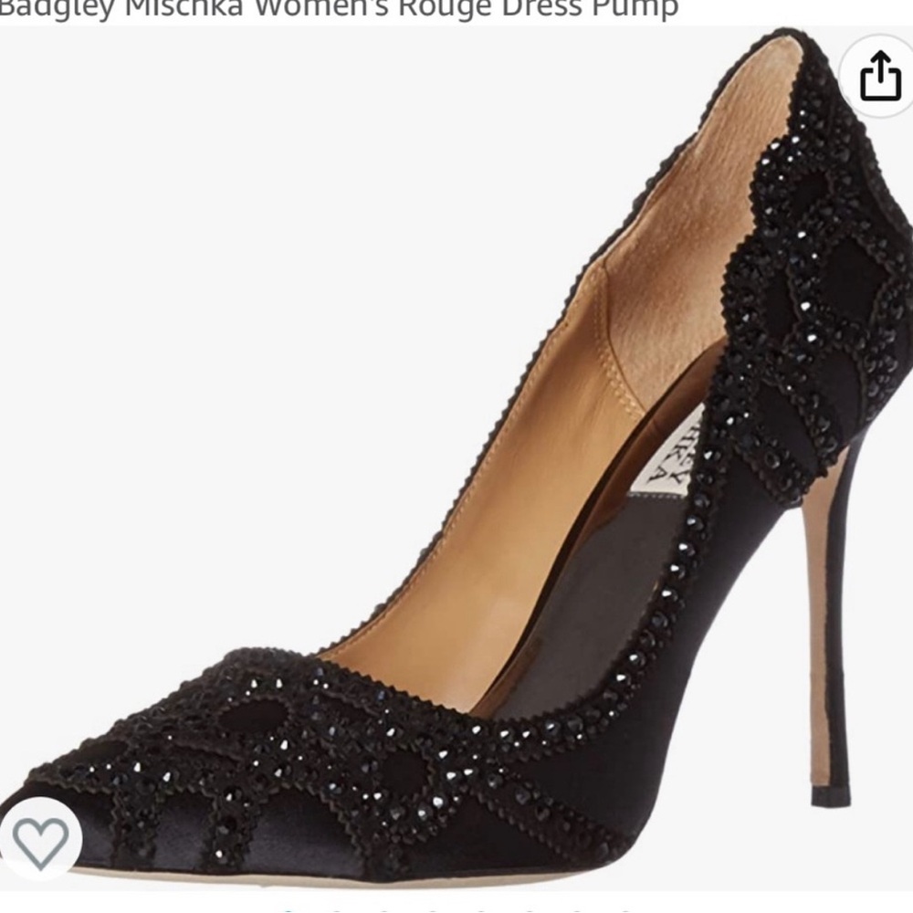 Badgley Mischka ‘Rouge’ Embellished Evening Shoe 6.5